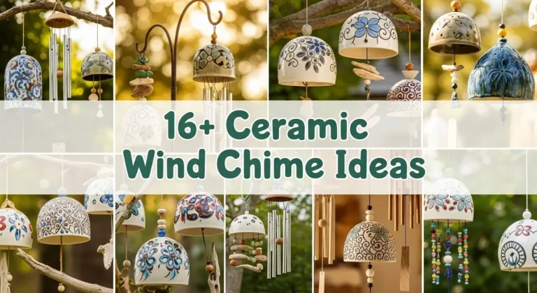 16+ Ceramic Wind Chime Ideas That Brighten Any Outdoor Space