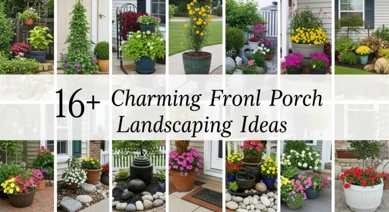 16+ Charming Small Front Porch Landscaping Ideas to Transform Your Entryway