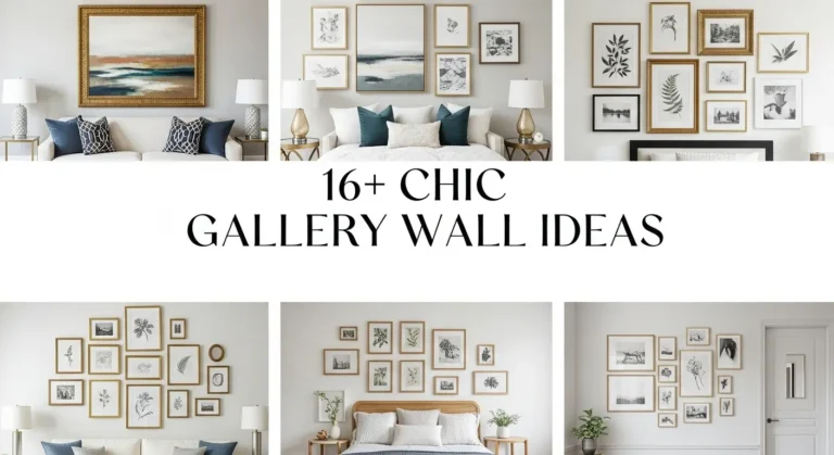16+ Chic Gallery Wall Ideas From Minimalist to Maximalist Magic