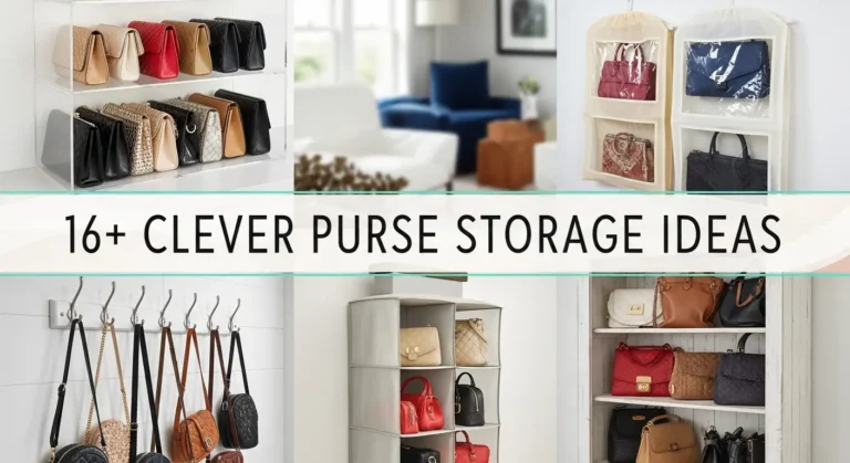 16+ Clever Purse Storage Ideas to Organize Your Handbag Collection