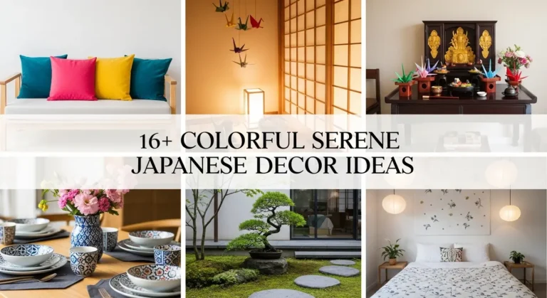 16+ Colorful Serene Japanese Decor Ideas Embrace Minimalist Beauty in Every Room