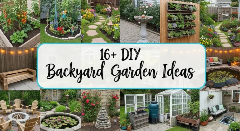 16+ DIY Backyard Garden Ideas Perfect for Small and Large Spaces