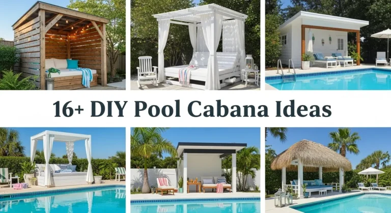 16+ DIY Pool Cabana Ideas Create Your Perfect Poolside Paradise