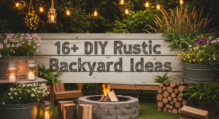 16+ DIY Rustic Backyard Ideas That Add Value to Your Home
