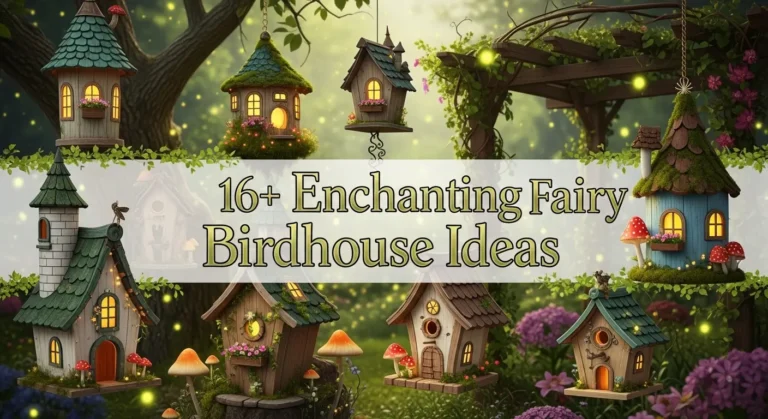 16+ Enchanting Fairy Birdhouse Ideas to Transform Your Garden into a Magical Paradise