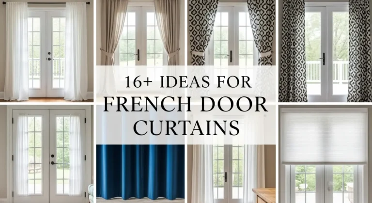 16+ French Door Curtains Ideas for Style and Privacy