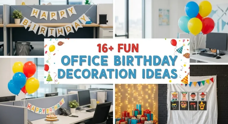 16+ Fun Office Birthday Decoration Ideas to Make Every Celebration Special