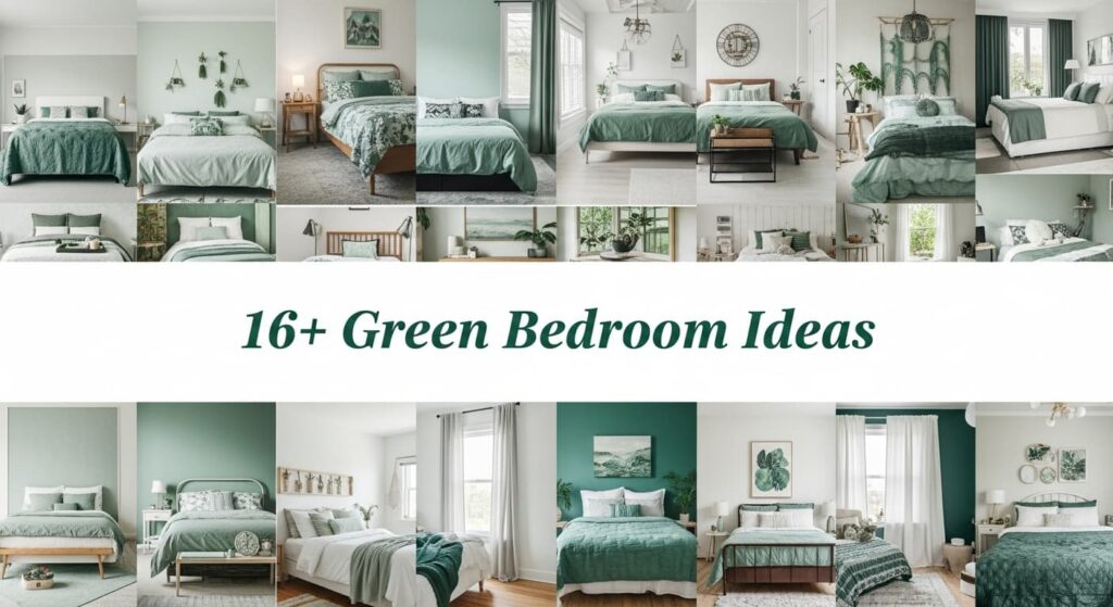 16+ Green Bedroom Ideas to Create Your Perfect Nature-Inspired Retreat