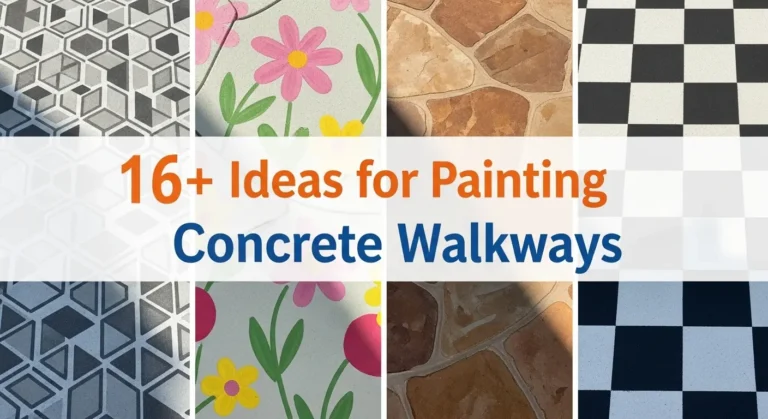 16+ Ideas for Painting Concrete Walkways With Artistic Flair