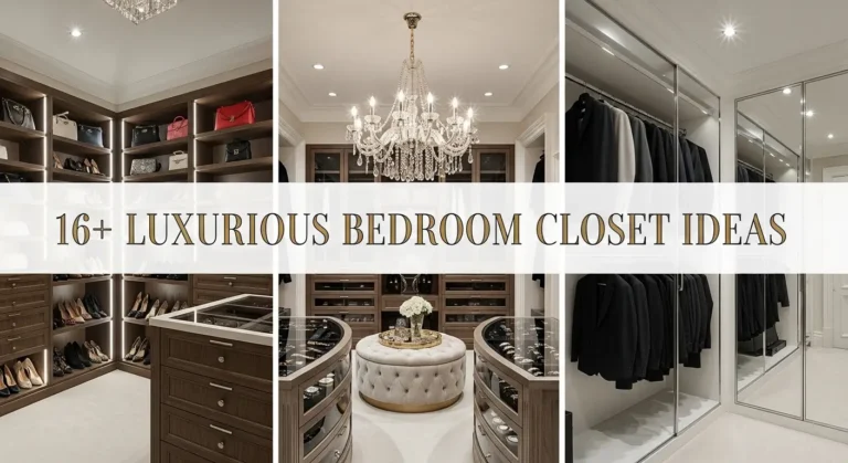 16+ Luxurious Bedroom Closet Ideas to Elevate Your Space