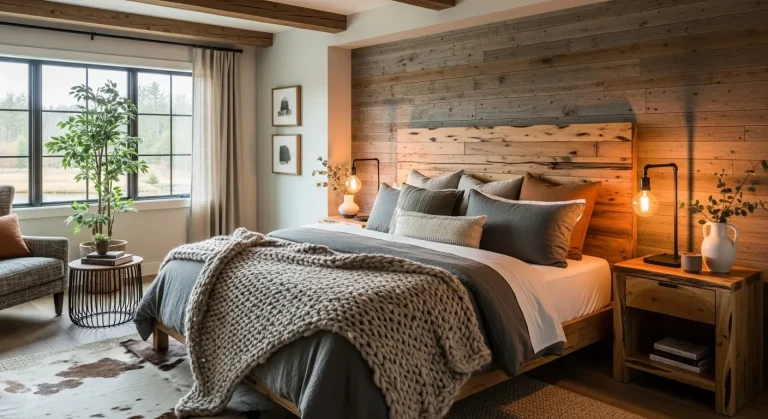 16+ Modern Rustic Bedroom Ideas That Perfectly Balance Style and Comfort