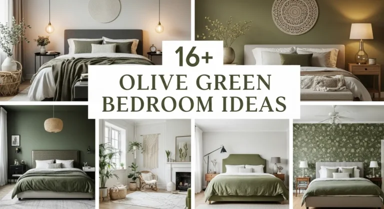 16+ Olive Green Bedroom Ideas to Embrace Nature's Calm