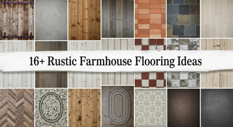 16+ Rustic Farmhouse Flooring Ideas That Transform Your Home