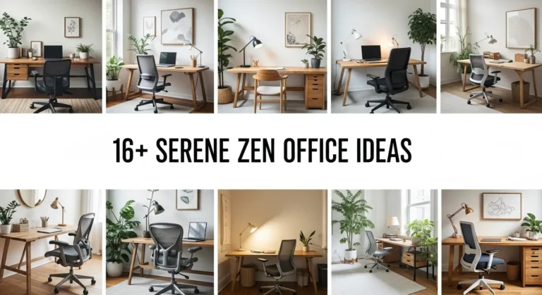16+ Serene Zen Office Ideas to Transform Your Workspace Into a Peaceful Haven