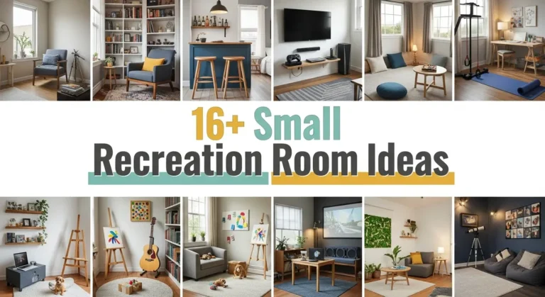 16+ Small Recreation Room Ideas That Maximize Fun in Minimal Space