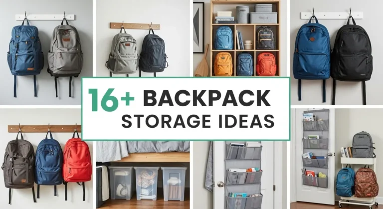 16+ Smart Backpack Storage Ideas to Organize Your Home