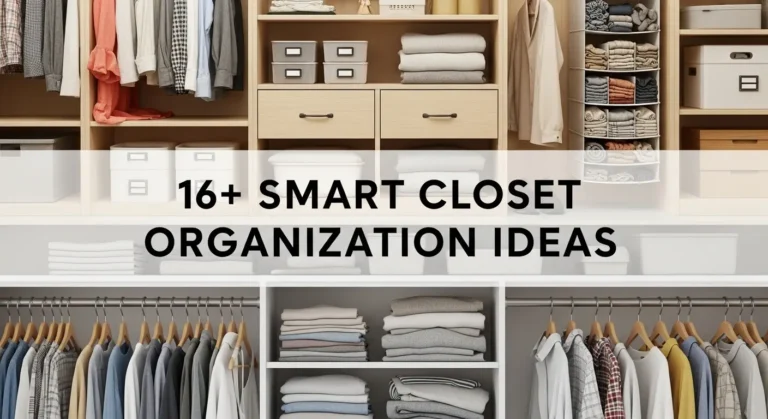 16+ Smart Closet Organization Ideas From Chaos to Perfectly Organized Paradise