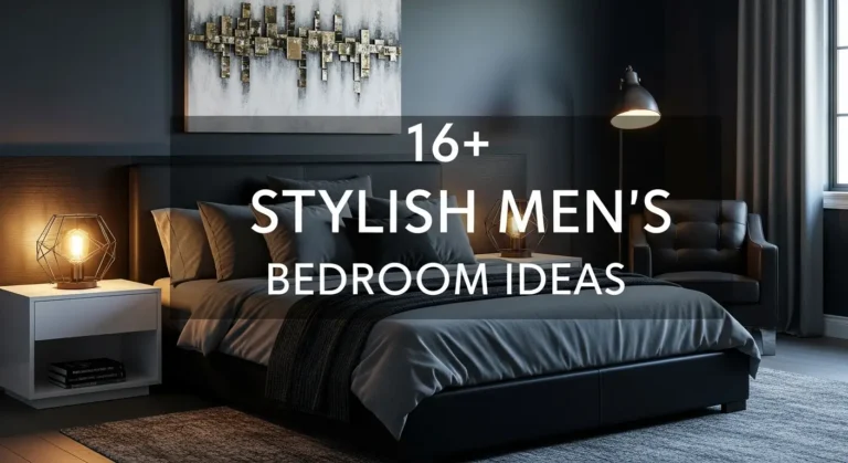 16+ Stylish Men's Bedroom Ideas That Redefine Modern Masculinity