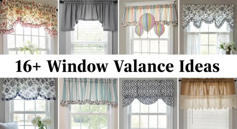 16+ Stylish Window Valance Ideas to Transform Your Home's Windows