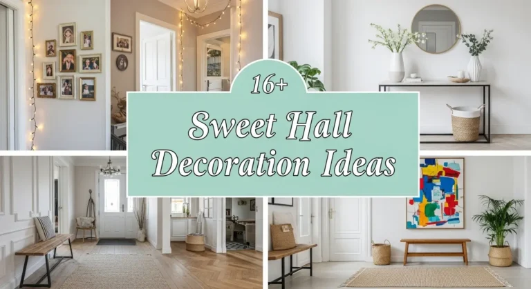 16+ Sweet Hall Decoration Ideas Perfect for Every Home Style