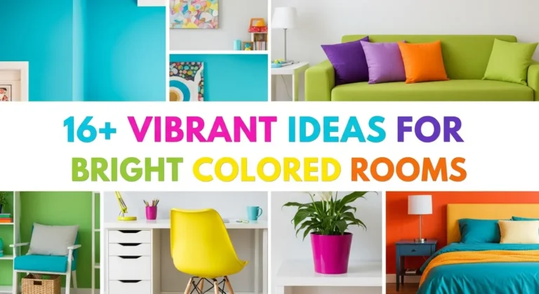 16+ Vibrant Ideas for Bright Colored Rooms That Energize Your Home