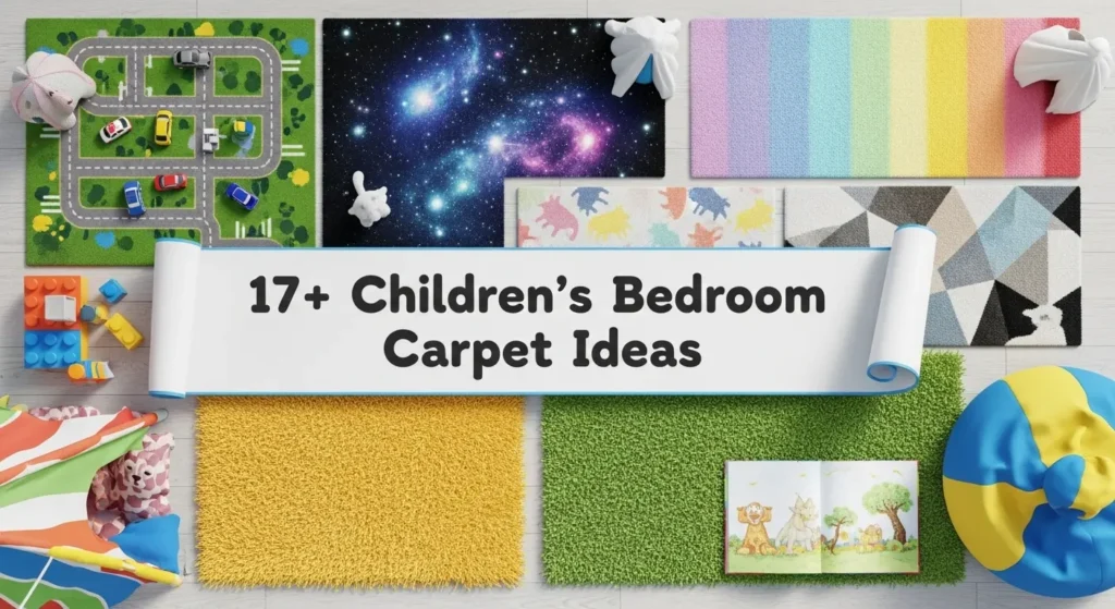 17+ Children's Bedroom Carpet Ideas to Create a Magical Play Space