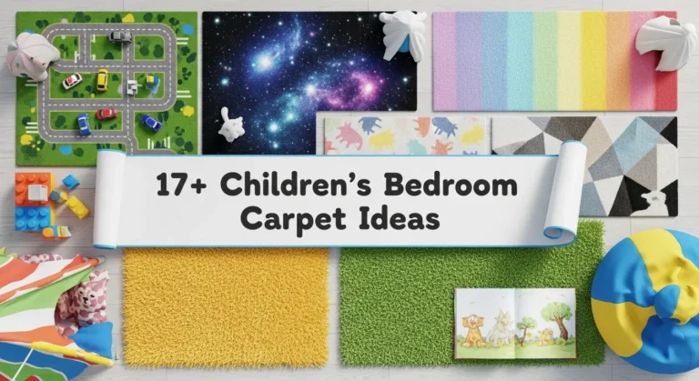 17+ Children's Bedroom Carpet Ideas to Create a Magical Play Space