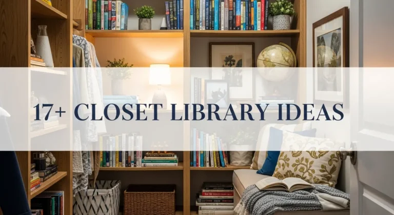 17+ Closet Library Ideas to Transform Your Small Space into a Reading Haven