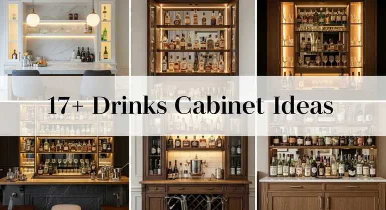 17+ Drinks Cabinet Ideas to Transform Your Home Bar