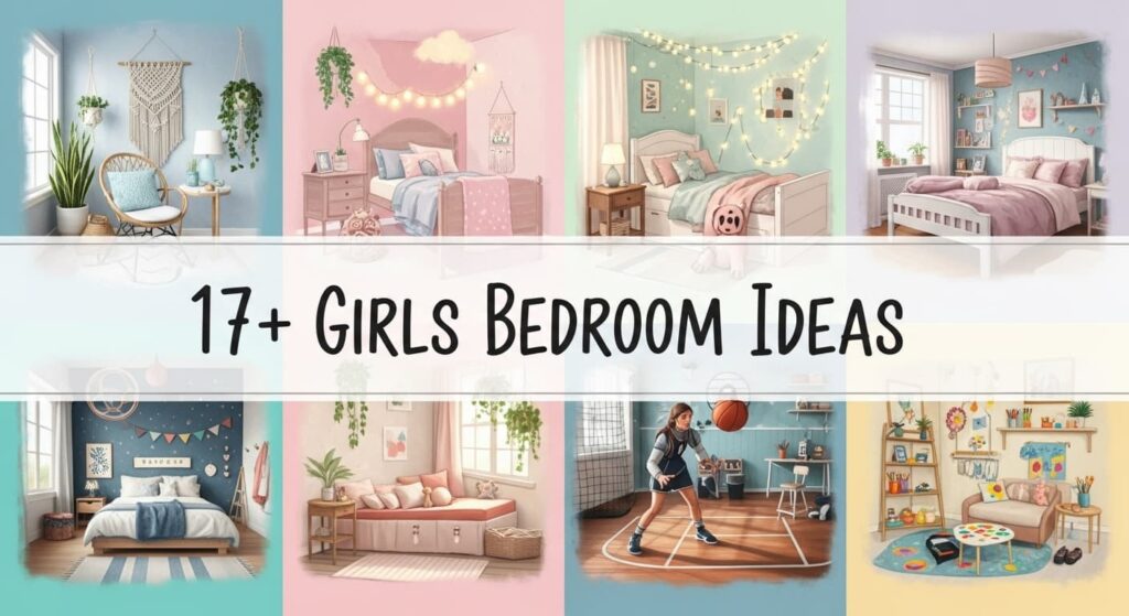17+ Enchanting Girls' Bedroom Ideas She'll Love