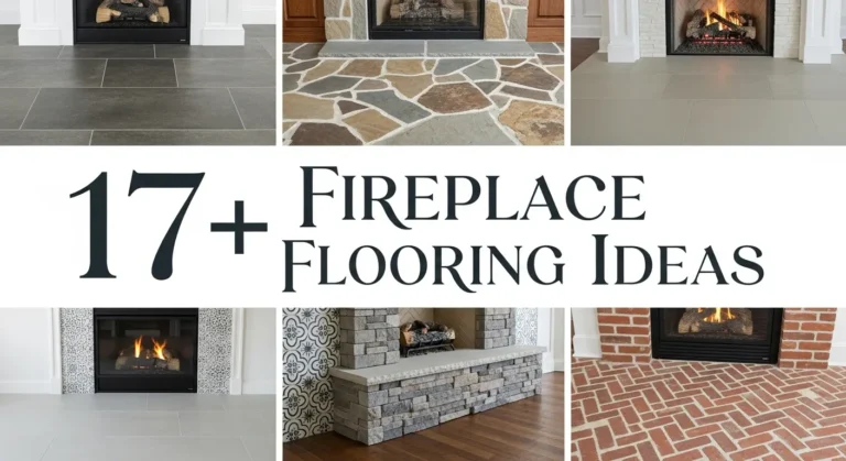17+ Fireplace Flooring Ideas to Create a Cozy and Safe Living Room