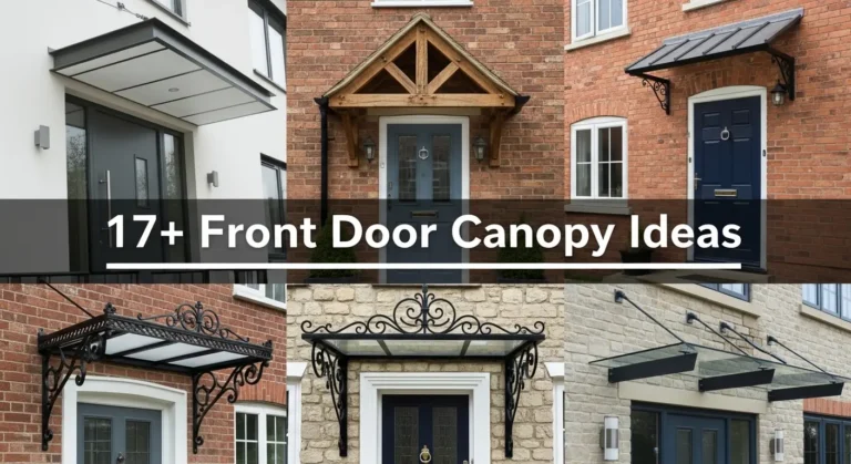 17+ Front Door Canopy Ideas to Boost Your Home's Curb Appeal