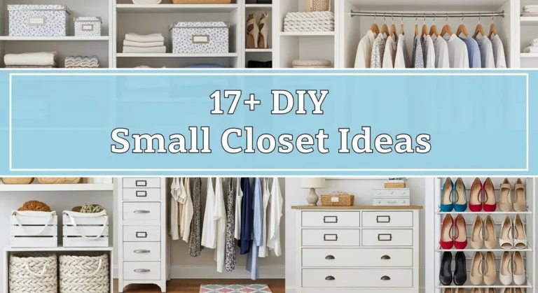 17+ Genius DIY Small Closet Ideas for Apartment Living