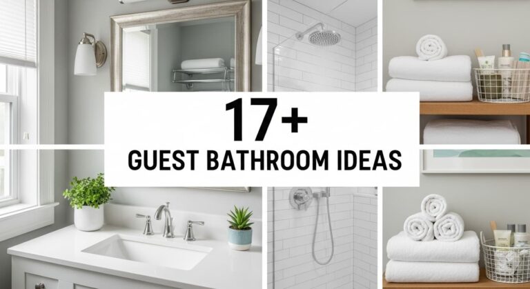 17+ Guest Bathroom Ideas That Never Go Out of Style