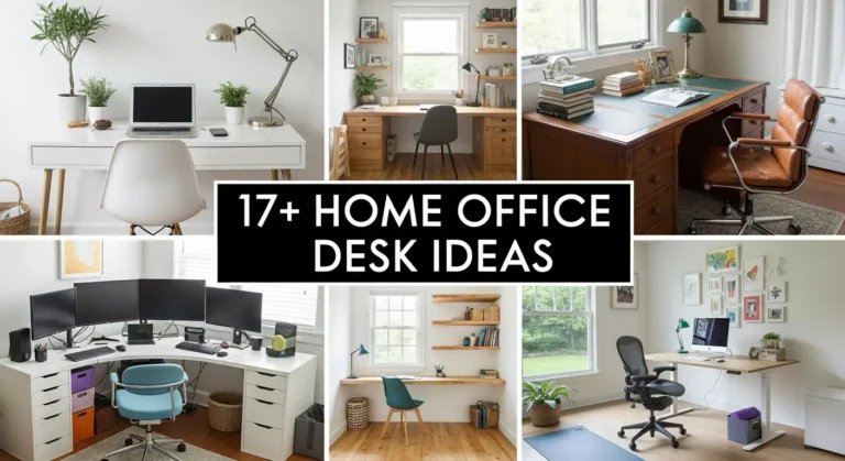 17+ Home Office Desk Ideas That Inspire Success and Creativity