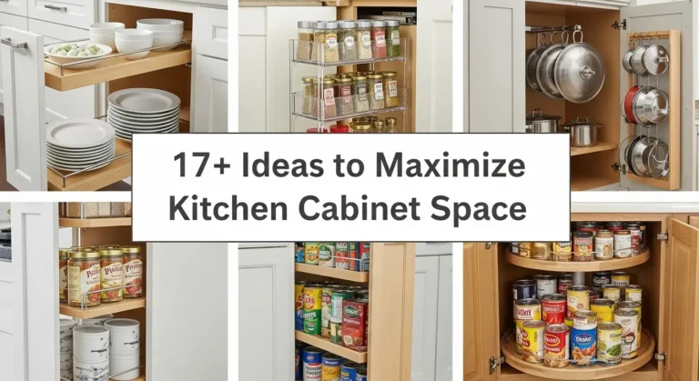 17+ Ideas to Maximize Kitchen Cabinet Space in Small Kitchens