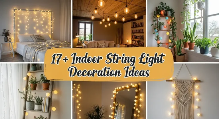 17+ Indoor String Light Decoration Ideas to Create the Perfect Ambiance