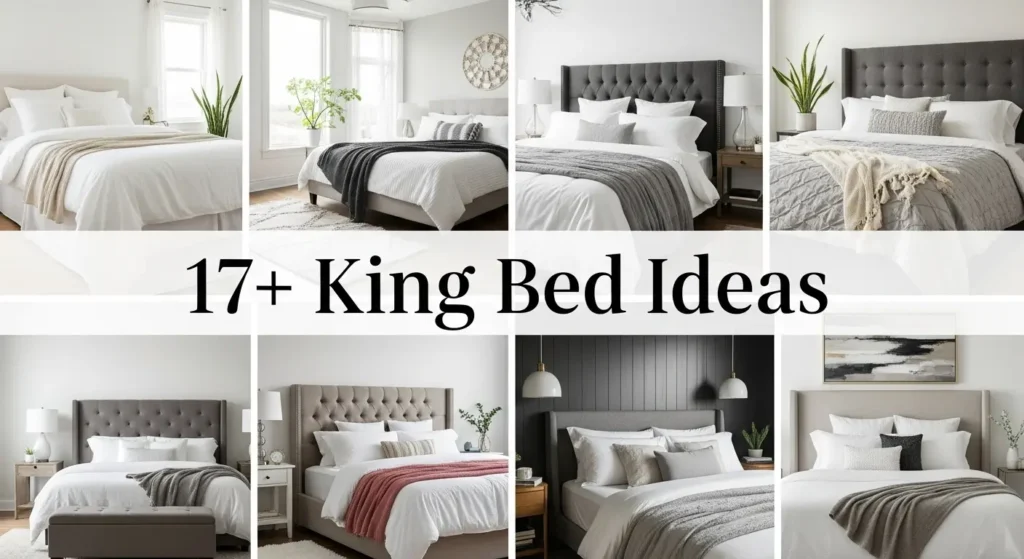17+ King Bed Ideas to Transform Your Master Bedroom