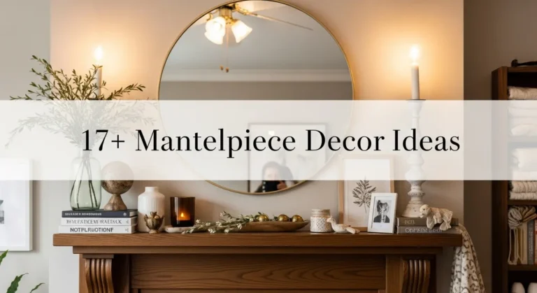 17+ Mantelpiece Decor Ideas to Elevate Your Home's Style