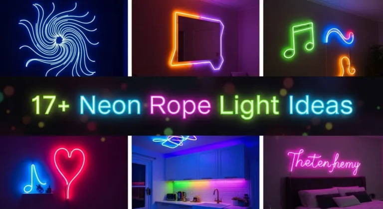 17+ Neon Rope Light Ideas Ways to Illuminate Your Home
