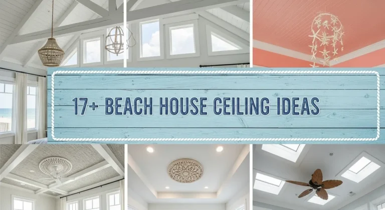 17+ Rustic Beach House Ceiling Ideas That Capture Ocean Vibes