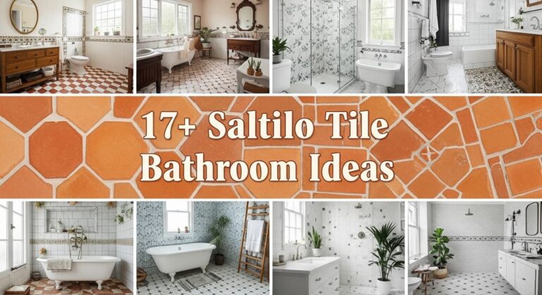 17+ Saltillo Tile Bathroom Ideas That Add Warmth and Character