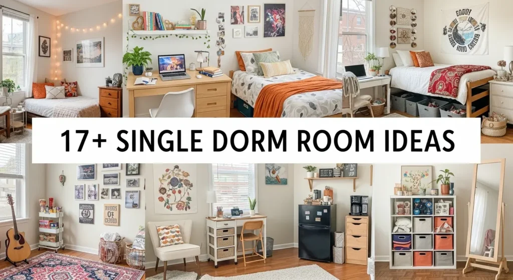 17+ Single Dorm Room Ideas to Transform Your Space into a Cozy Haven