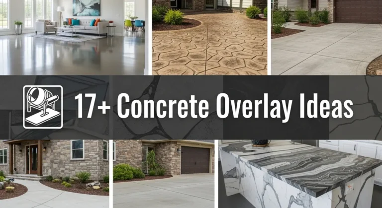 17+ Stunning Concrete Overlay Ideas for Your Home