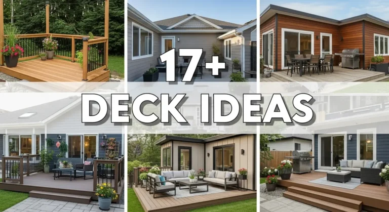 17+ Stunning Deck Ideas to Transform Your Outdoor Living Space