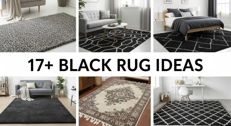 17+ Timeless Black Rug Ideas That Never Go Out of Style