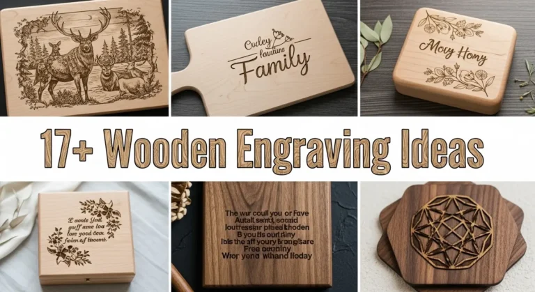 17+ Wooden Engraving Ideas to Transform Your Wood Projects