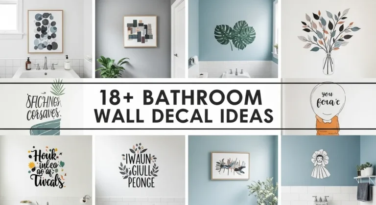 18+ Bathroom Wall Decal Ideas for Stylish Homes