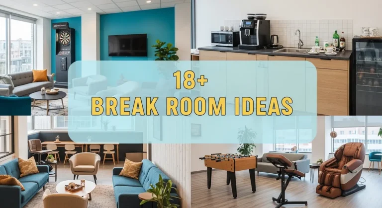 18+ Break Room Ideas to Inspire Workplace Wellness
