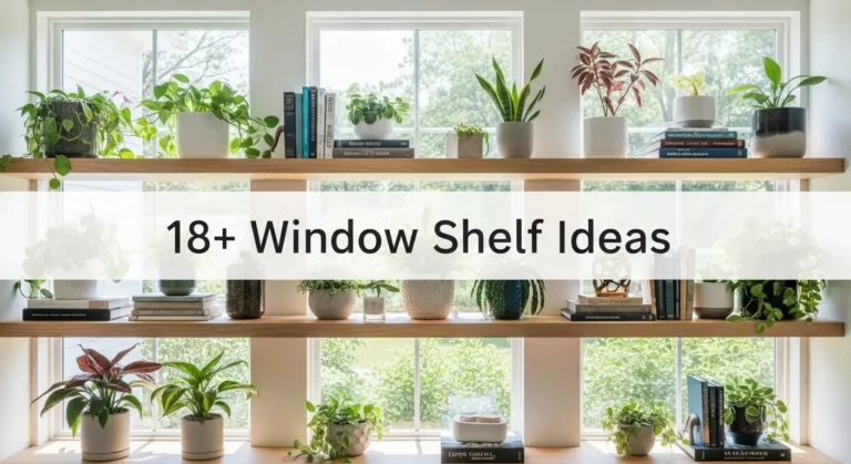 18+ Creative Window Shelf Ideas to Maximize Natural Light and Storage